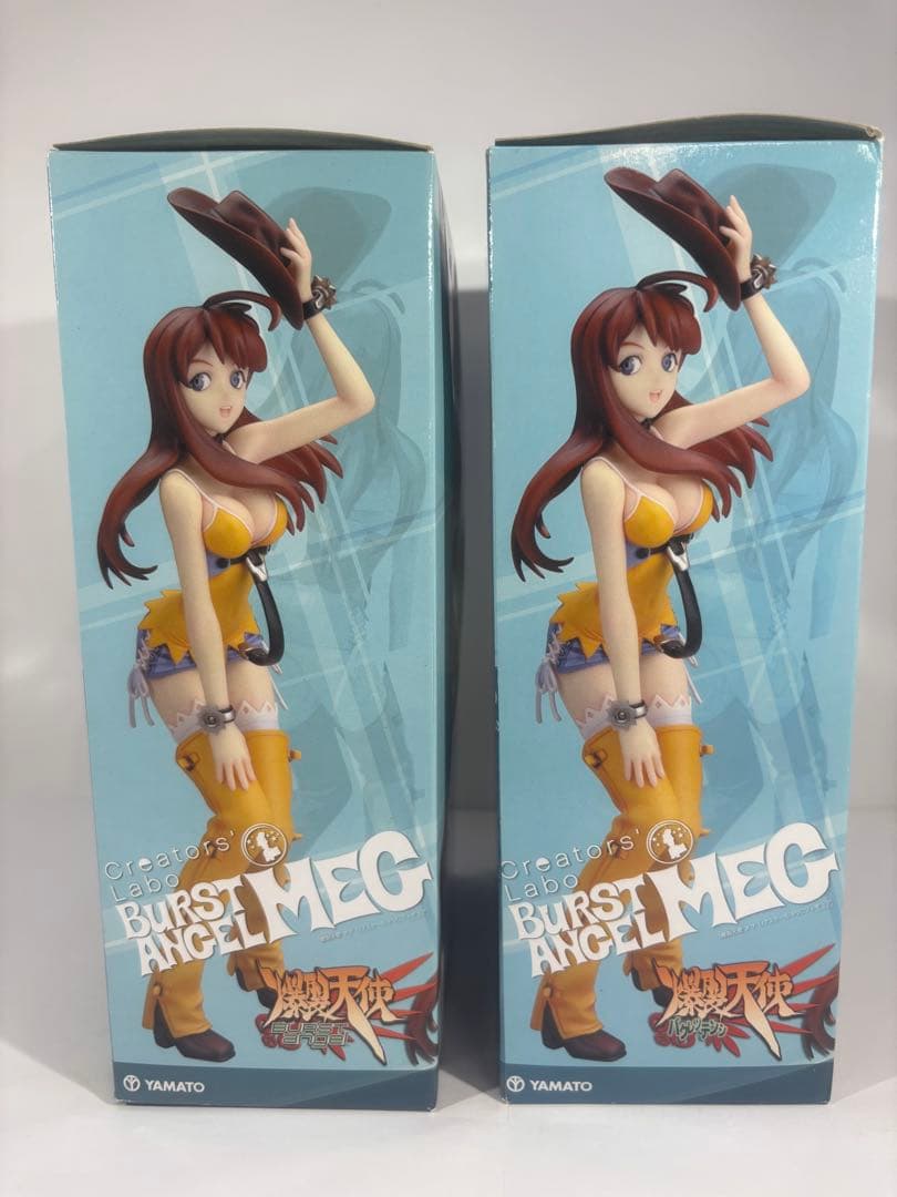 【未開封品】バーストエンジェル メグ フィギュア ホワイト イエロー 2体セット