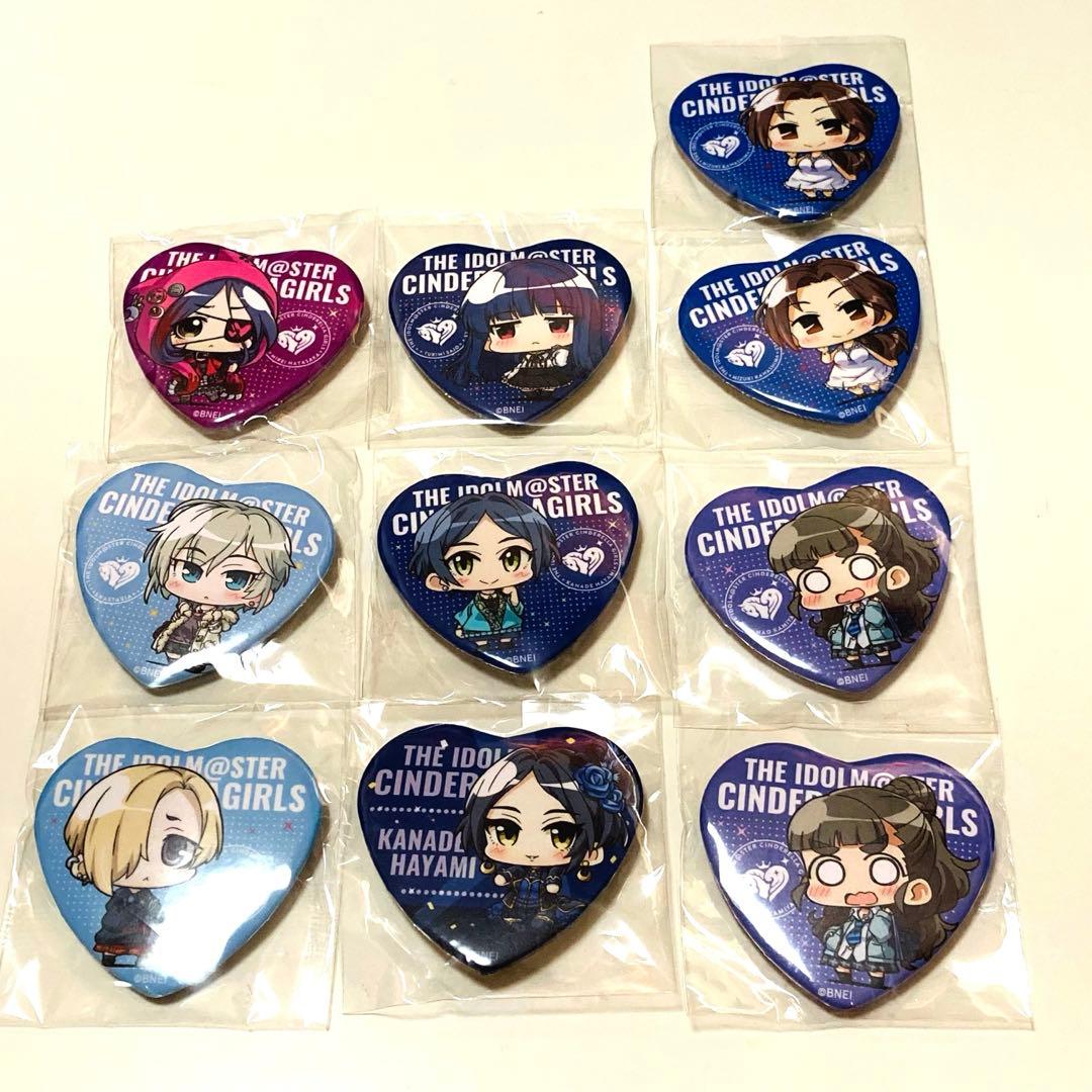 未開封✳️アイマス『アイドルマスター ミニッチュ ハート缶バッジ 29個』デレマス