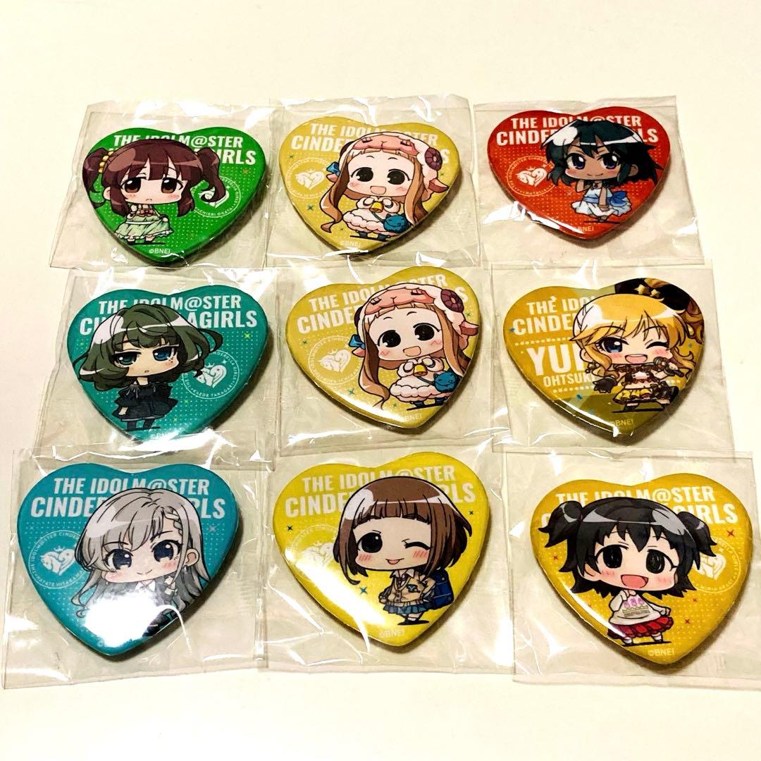 未開封✳️アイマス『アイドルマスター ミニッチュ ハート缶バッジ 29個』デレマス