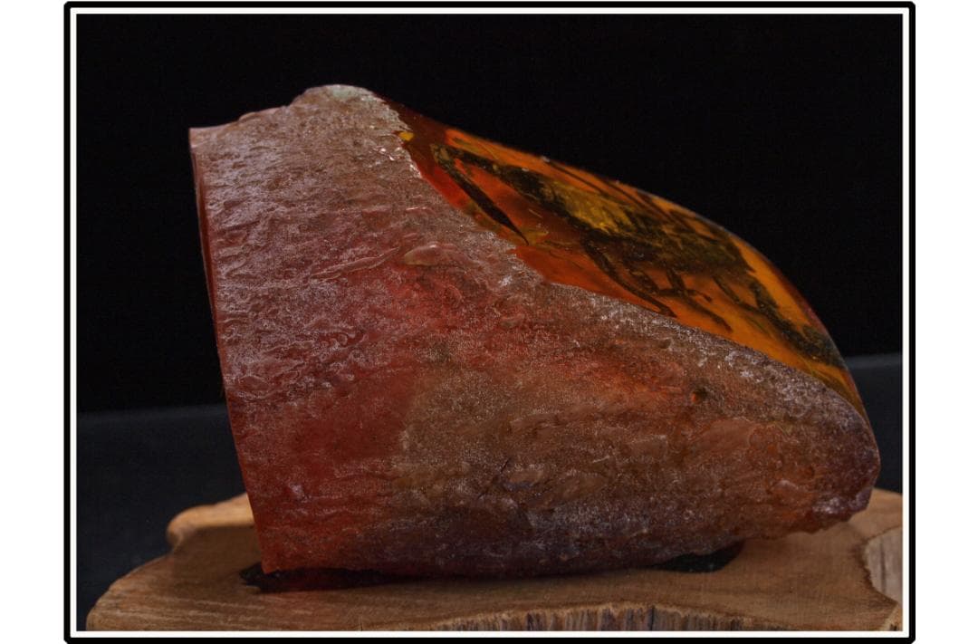 旧家初心だし　中国時代の化石　天然琥珀サソリ※骨董品 DE1663D4-2