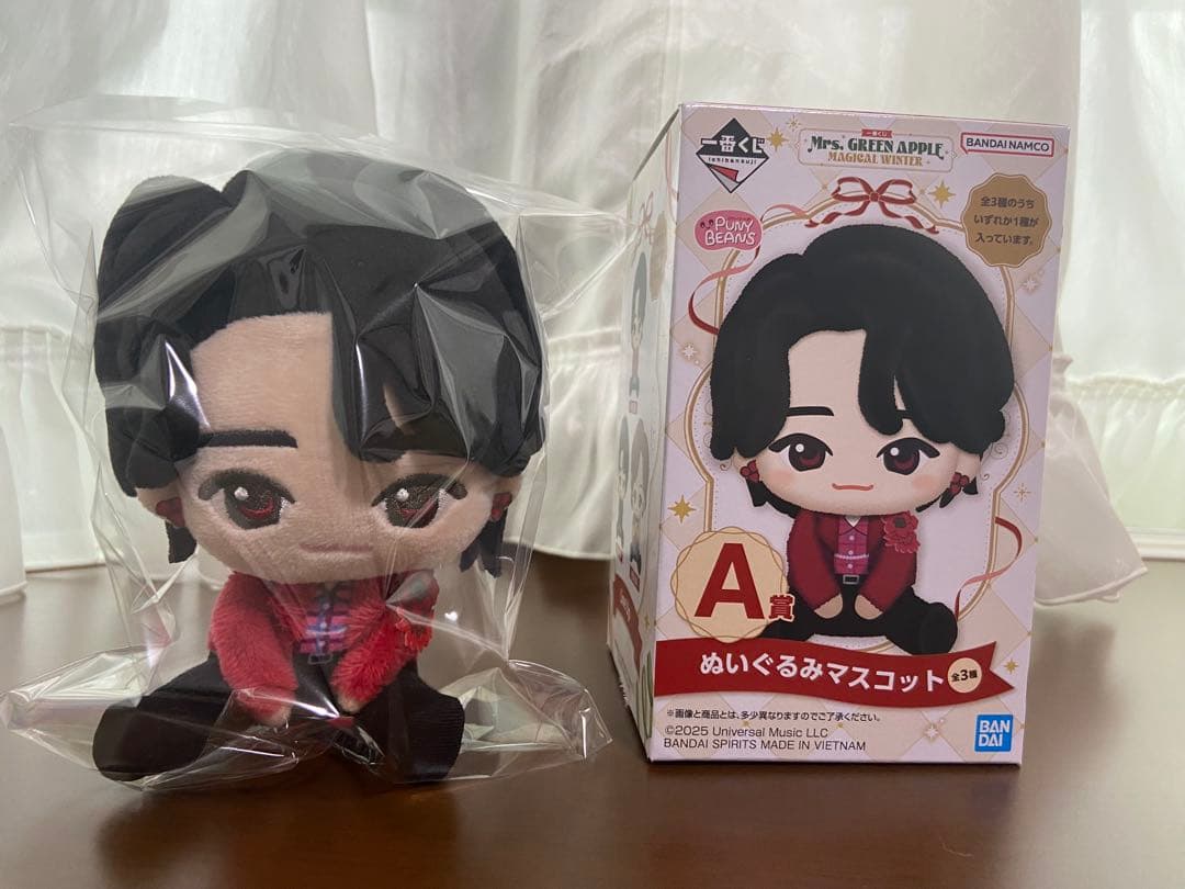 ミセス　大森元貴　バンダイ ぬいぐるみ　一番くじマスコット A賞