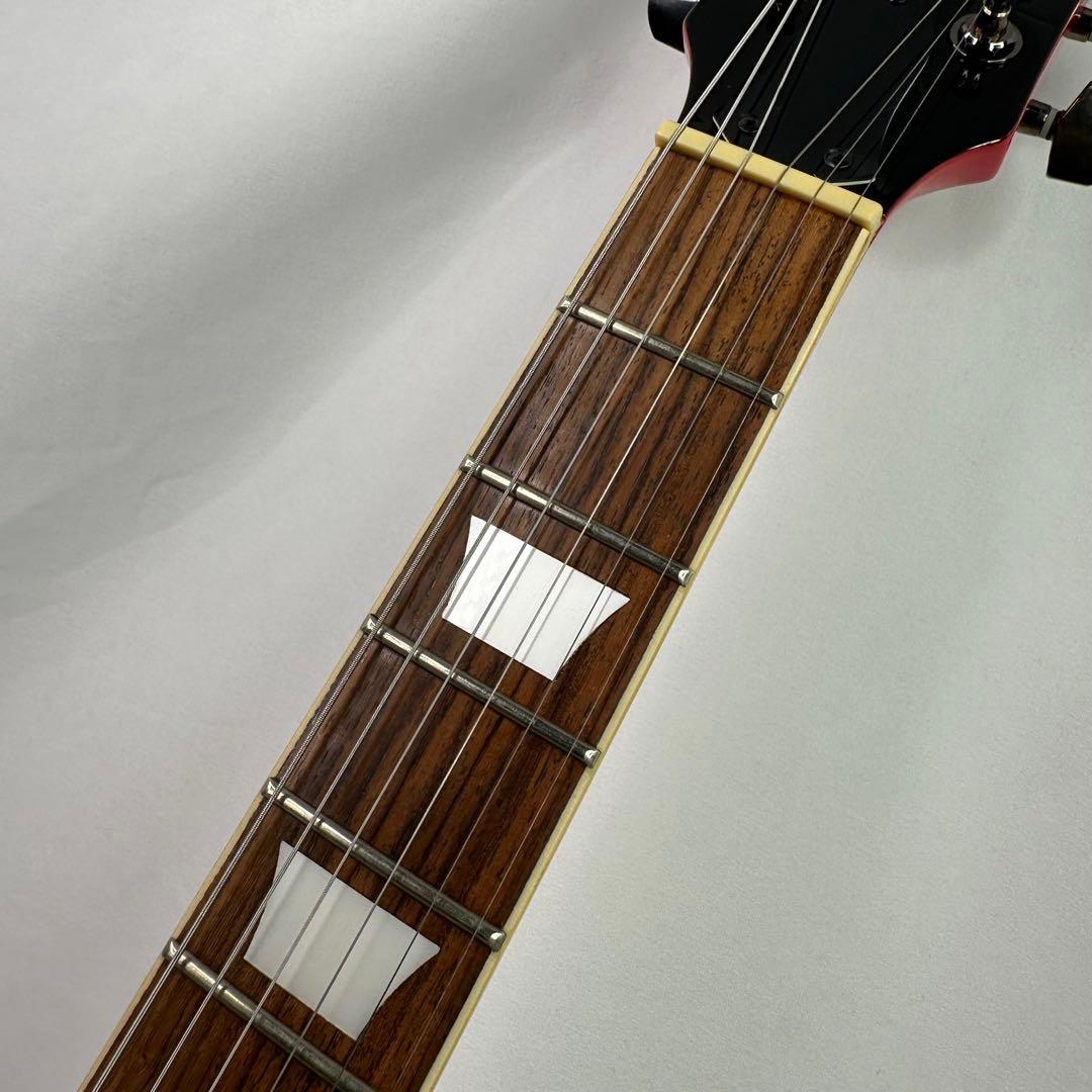 【美品】　Maison レスポール エレキギター レッド　メイソン　赤