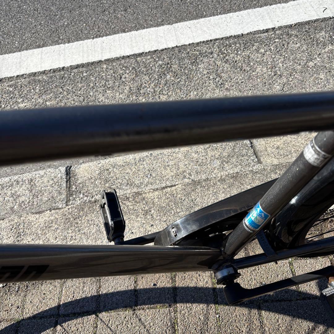 【直接の引き渡し希望】27インチ　カゴ付きスポーツ　グレー