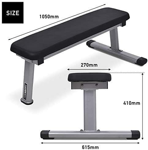 HAIGE フラットベンチ　IROTEC　アイロテックダンベルセット