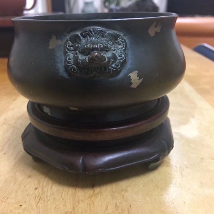 銅炉 香道具 中国美術 香炉