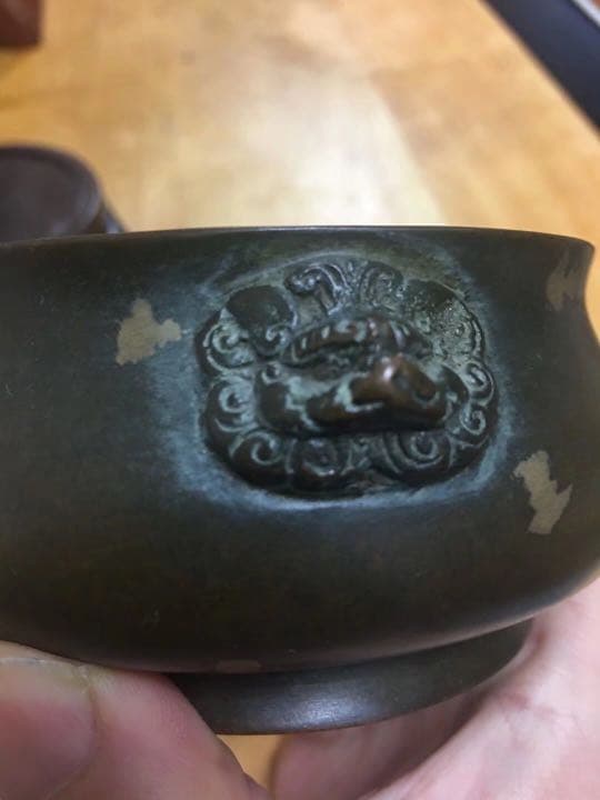 銅炉 香道具 中国美術 香炉