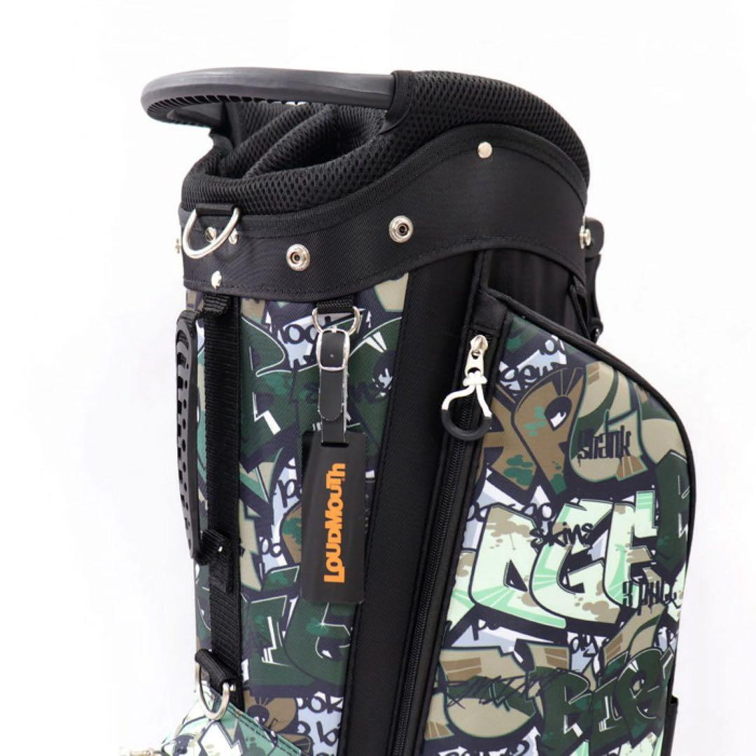 【新品】ラウドマウス キャディバッグ 8.5型 タグスカモ 159 CB0031