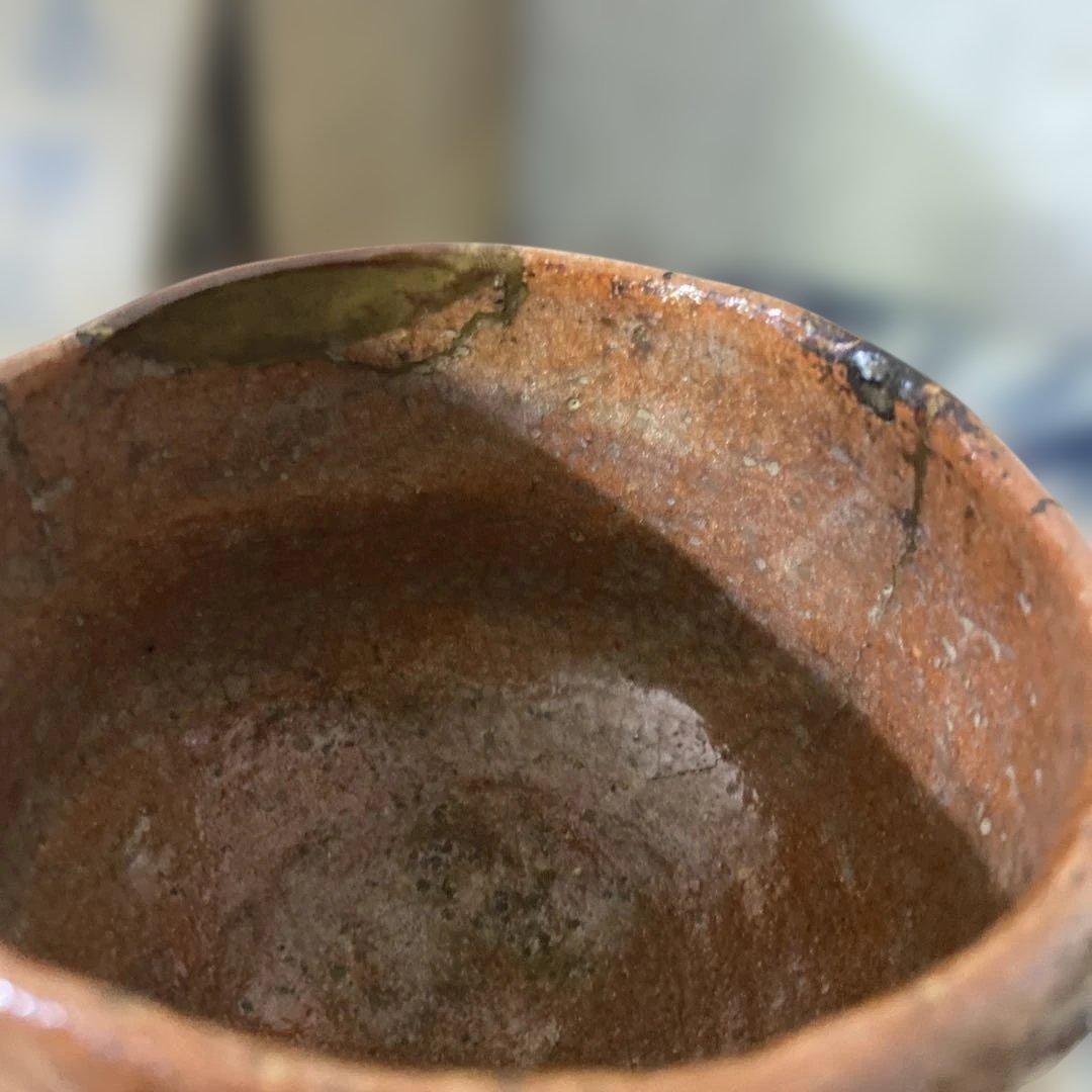 赤楽茶碗　茶道具