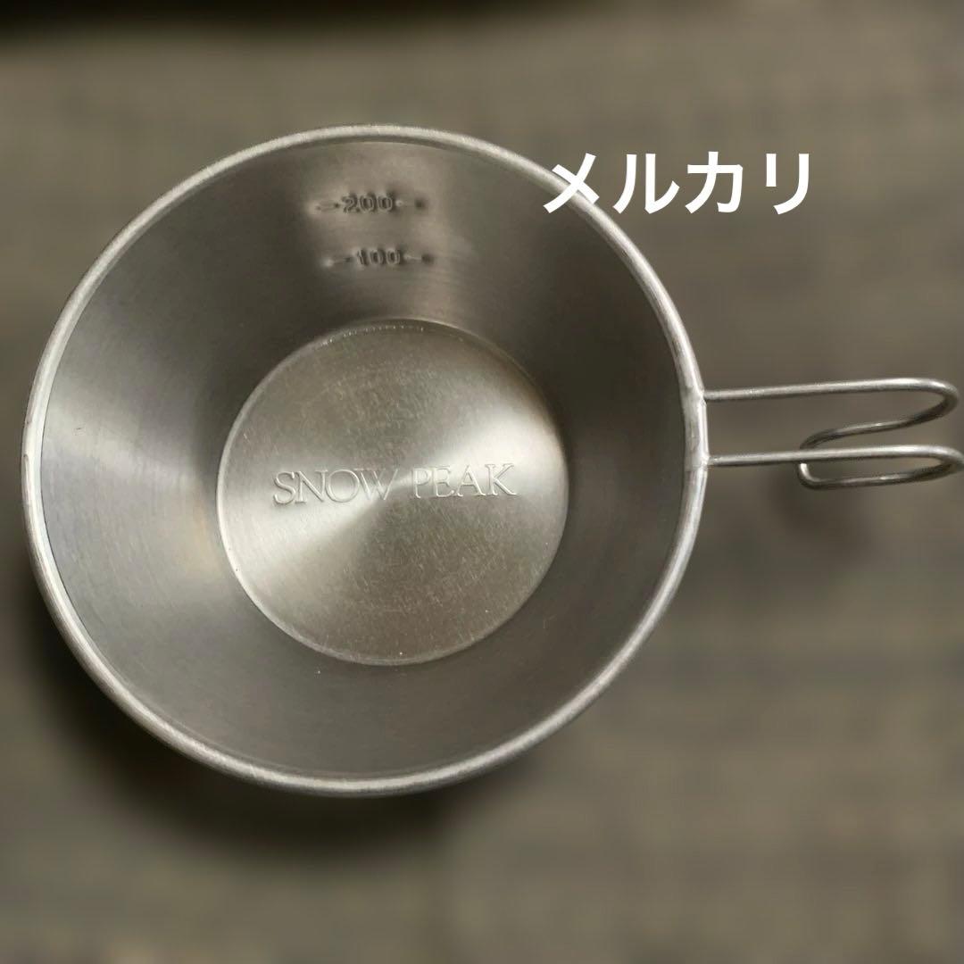 スノーピーク　チタンシェラカップ　旧ロゴ　大文字　ヤマコウ　廃盤品