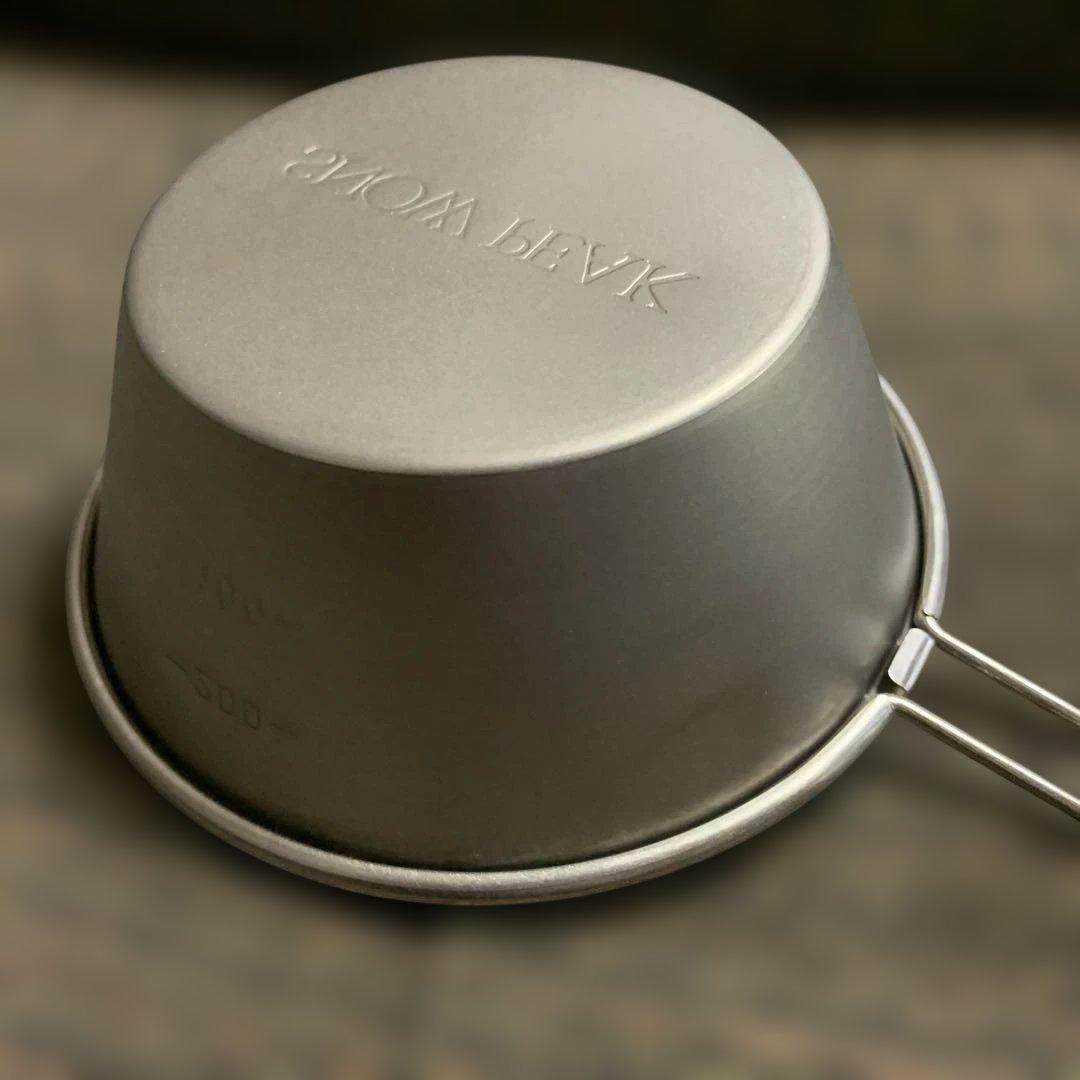 スノーピーク　チタンシェラカップ　旧ロゴ　大文字　ヤマコウ　廃盤品