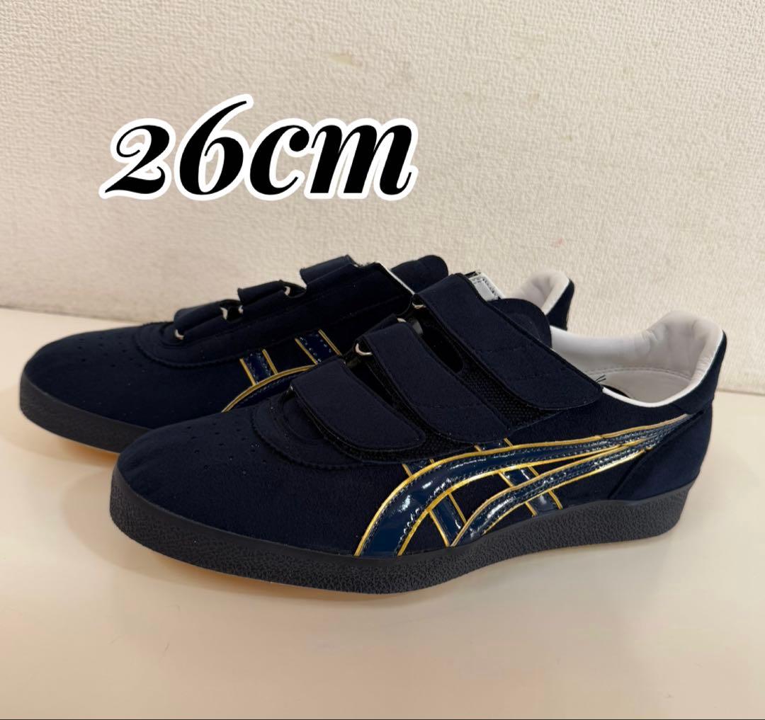 asics バレーボールレフリーシューズ 26cm ネイビー