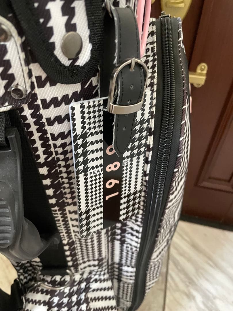 PEARLY GATES チェック柄 キャディバッグ ヘッドカバーセット