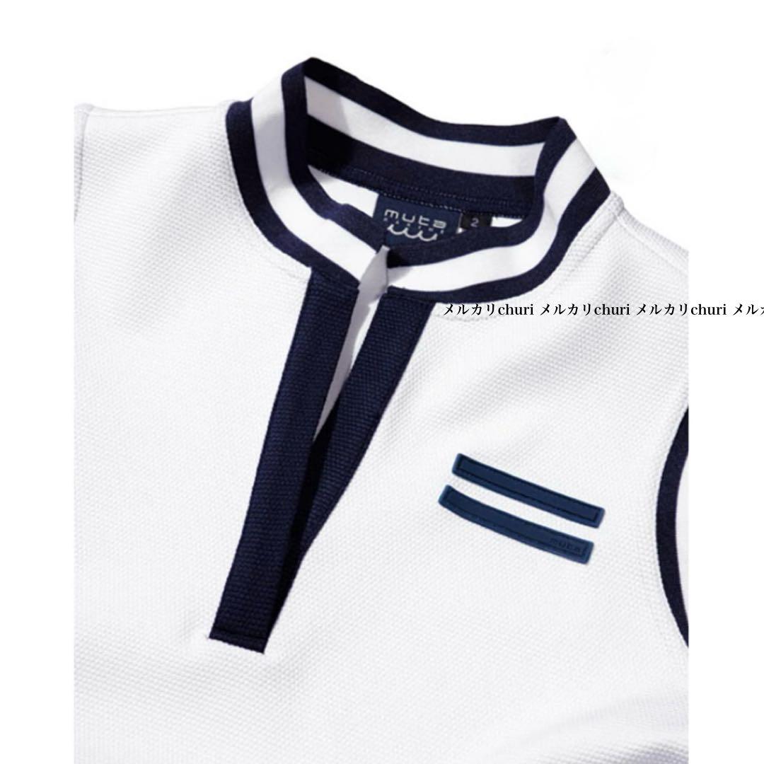 【ムータマリンゴルフ】ストレッチノースリーブワンピース