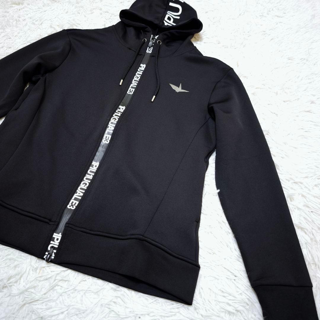 未使用級 1PIU1UGUALE3 GOLF ストレッチジャージセットアップⅤ黒