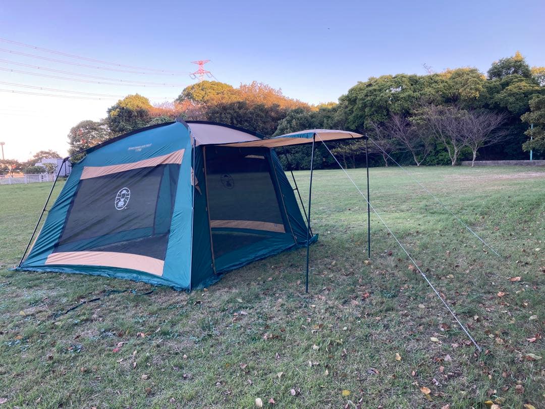 中古コールマンスクリーンキャノピージョイントタープ2