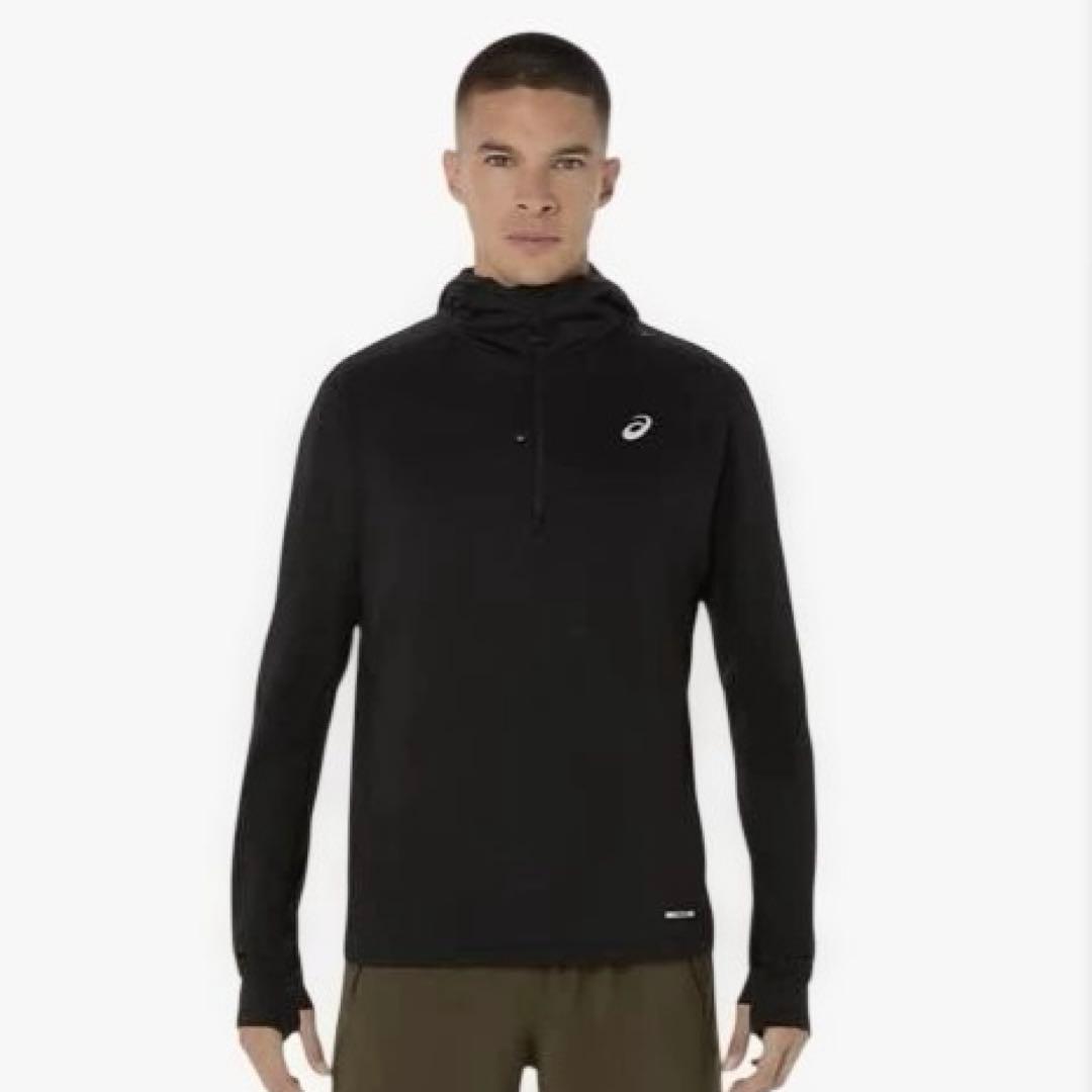 2011D359 ROADランニング ウィンター 長袖フーディー XS ブラック