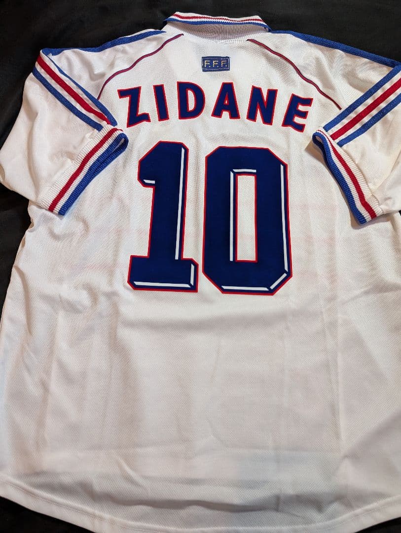 【ほぼ新品の当時物！】ジネディーヌ・ジダン/フランス代表/98年W杯/アウェイ