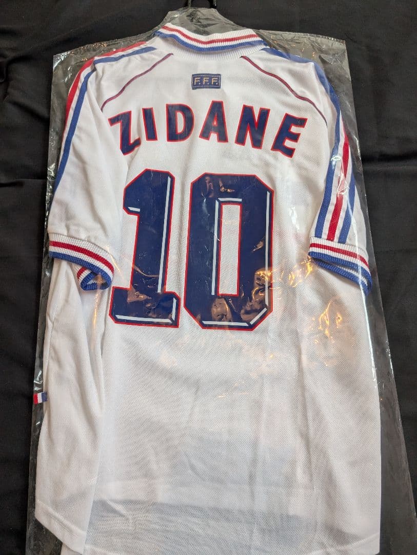 【ほぼ新品の当時物！】ジネディーヌ・ジダン/フランス代表/98年W杯/アウェイ