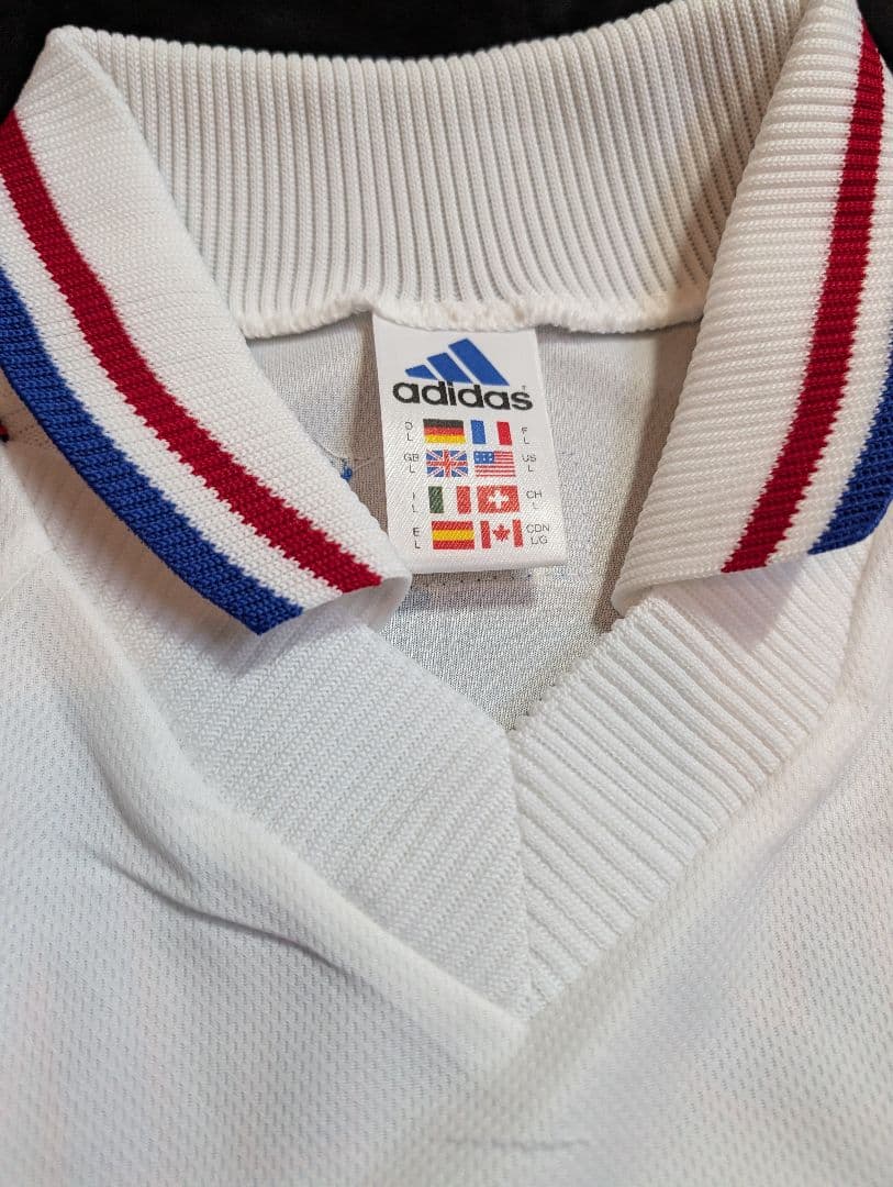 【ほぼ新品の当時物！】ジネディーヌ・ジダン/フランス代表/98年W杯/アウェイ