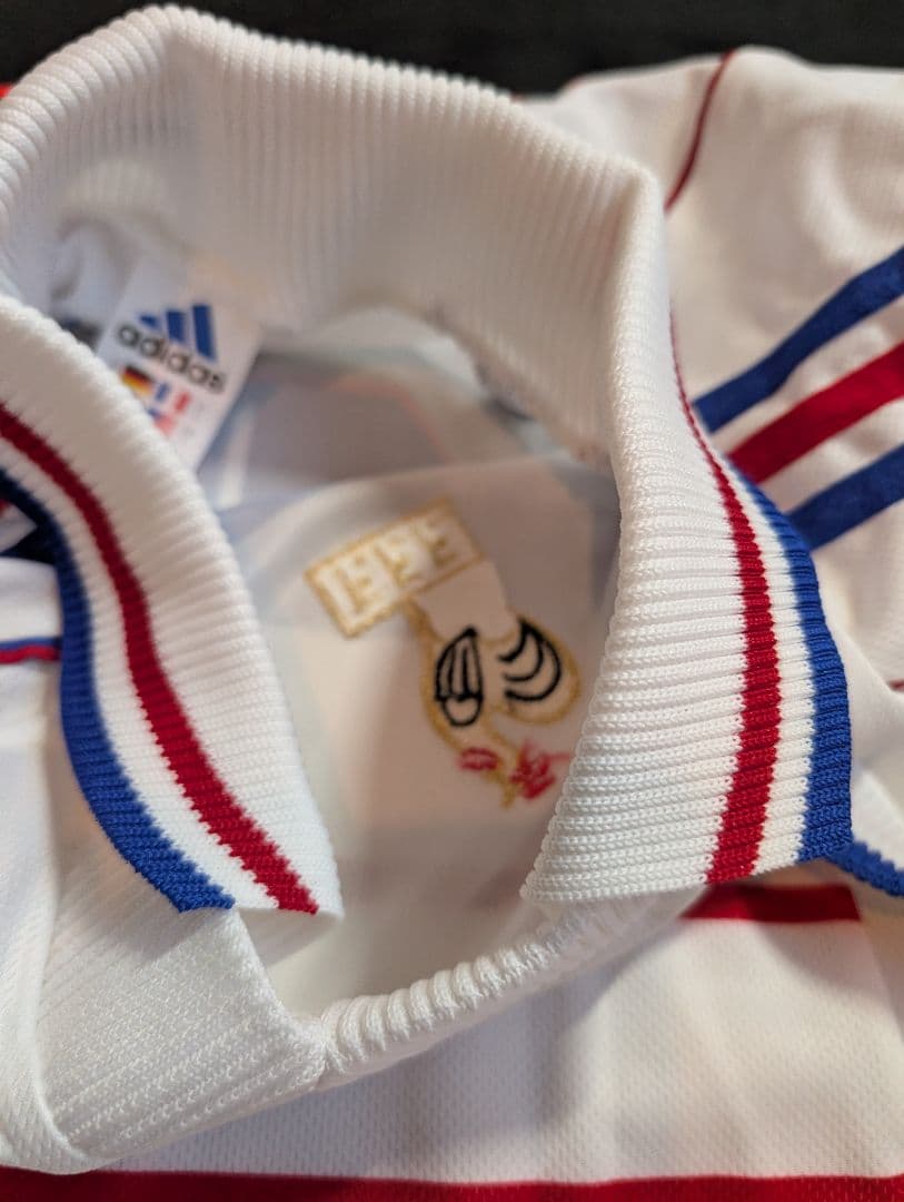 【ほぼ新品の当時物！】ジネディーヌ・ジダン/フランス代表/98年W杯/アウェイ