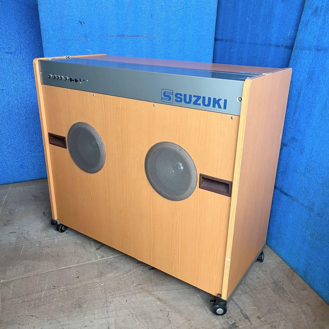 美品 希少 SUZUKI 電子オルガン 学校用 61鍵 動作確認済 キャスター付