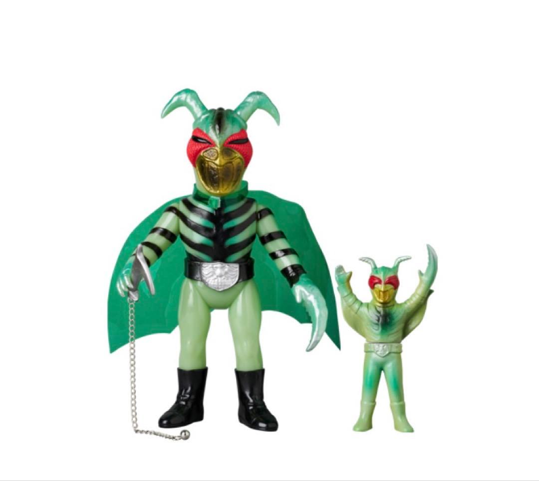 東映レトロソフビコレクション かまきり男（鎖力マVer.）+ミニソフビ