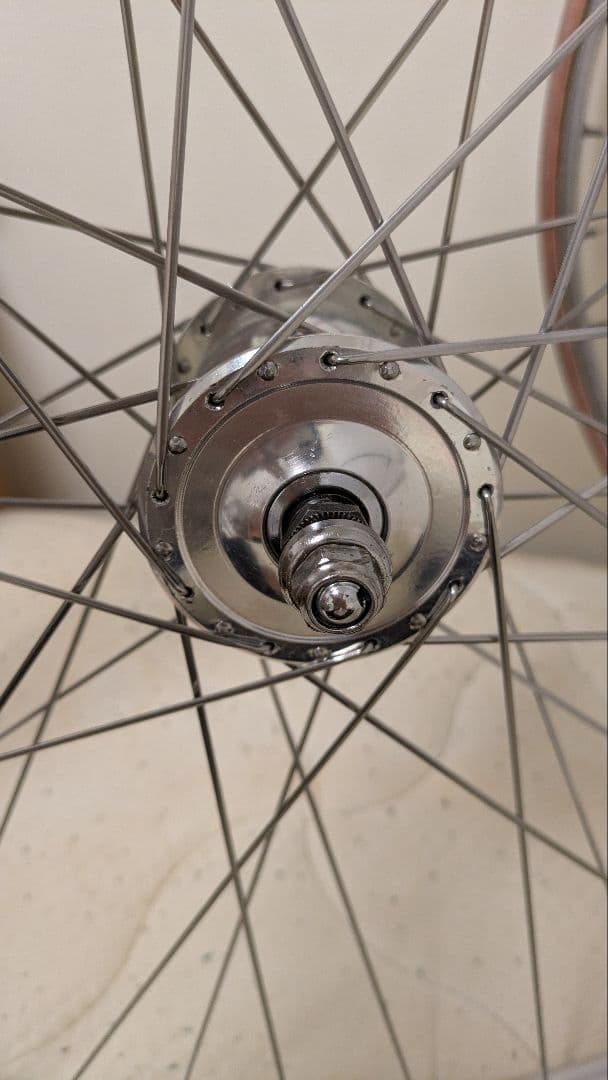 ピストバイク 前後ホイール njs認定品 チューブラー