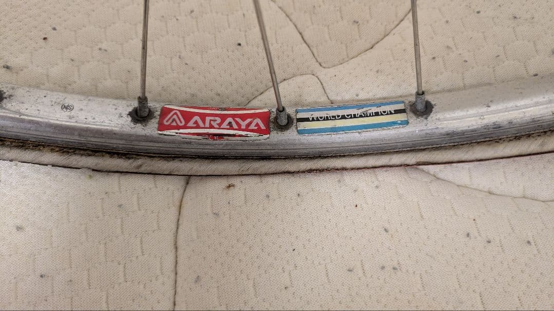 ピストバイク 前後ホイール njs認定品 チューブラー