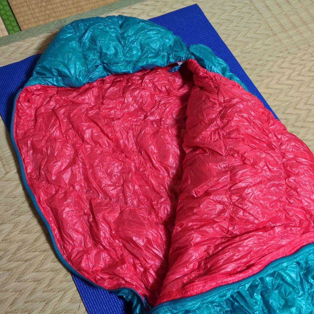 【美品】montbellダウンハガー800#3 women's レディース寝袋