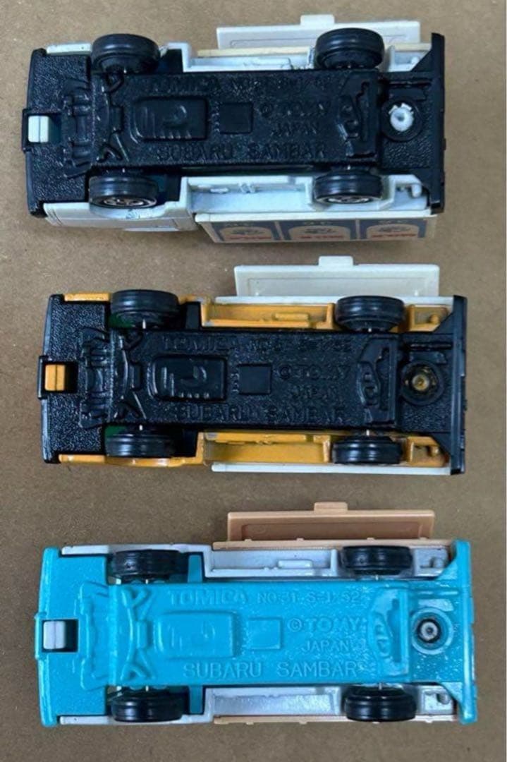 トミカ スバル サンバー 3台セット