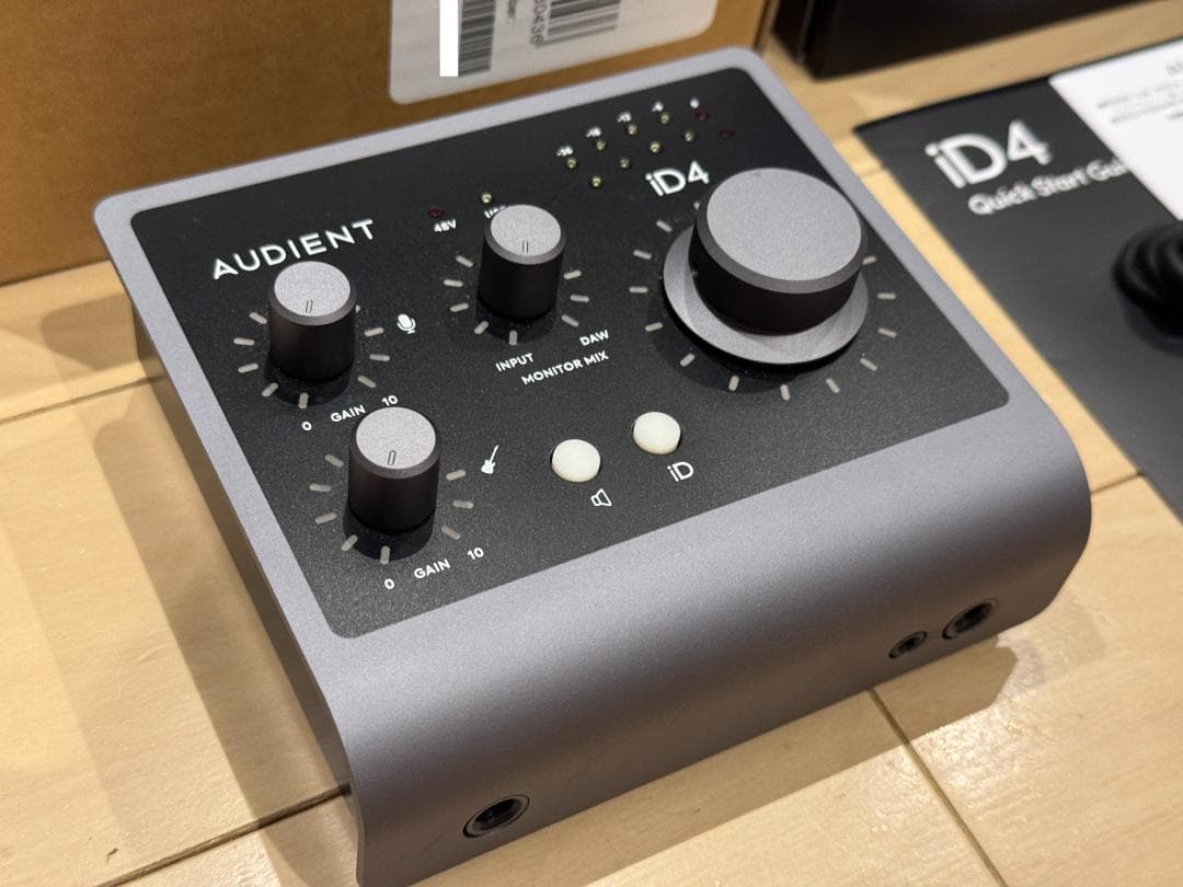 AUDIENT iD4 mkⅡ 製品登録可能
