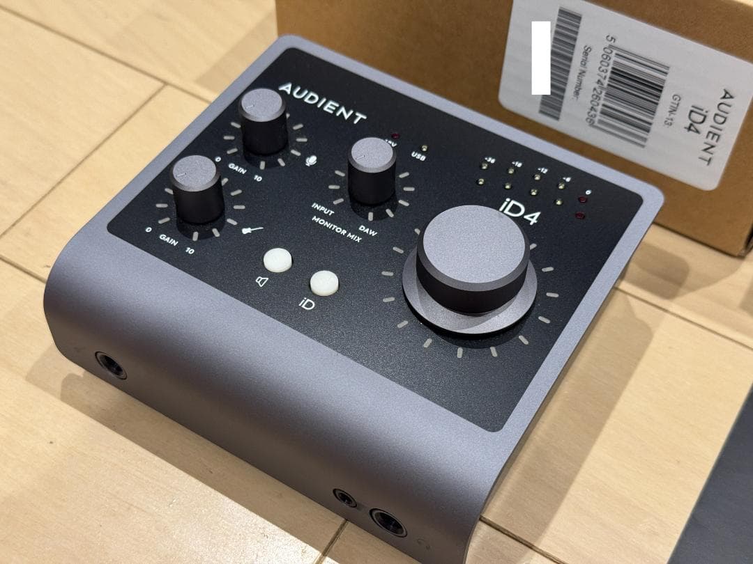AUDIENT iD4 mkⅡ 製品登録可能