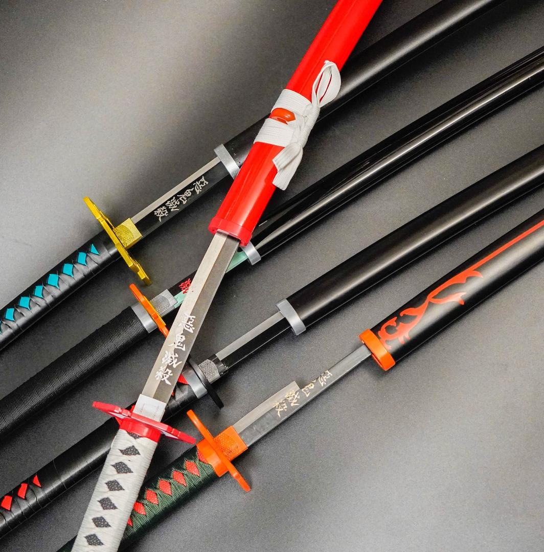 富岡義勇　日輪刀　コスプレ　金属　刀　剣　国内100cm 【残3】