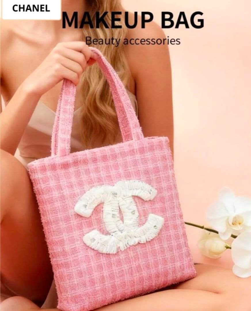 CHANEL メイクアップバッグ ピンク