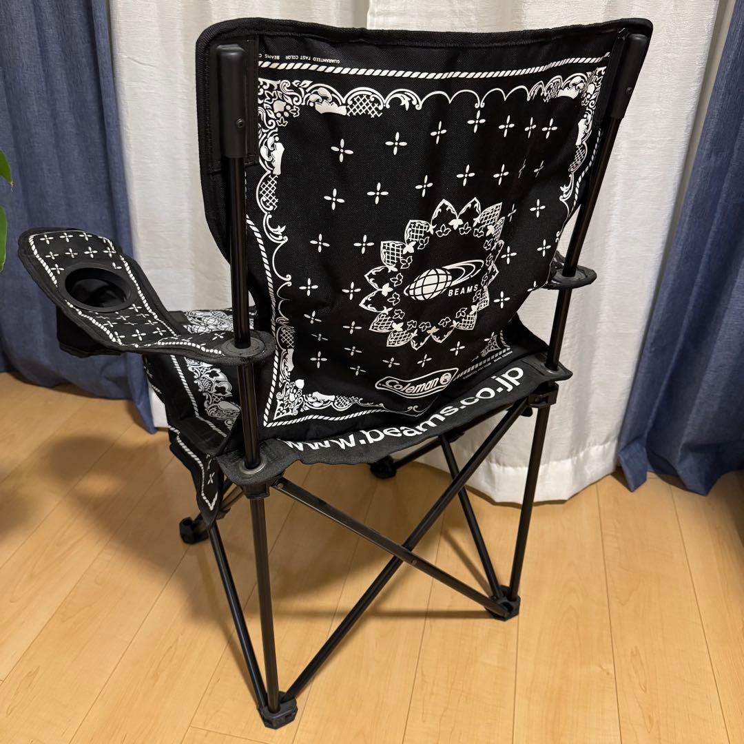 Coleman BEAMS コールマン　ビームス　アームチェア　バンダナ柄