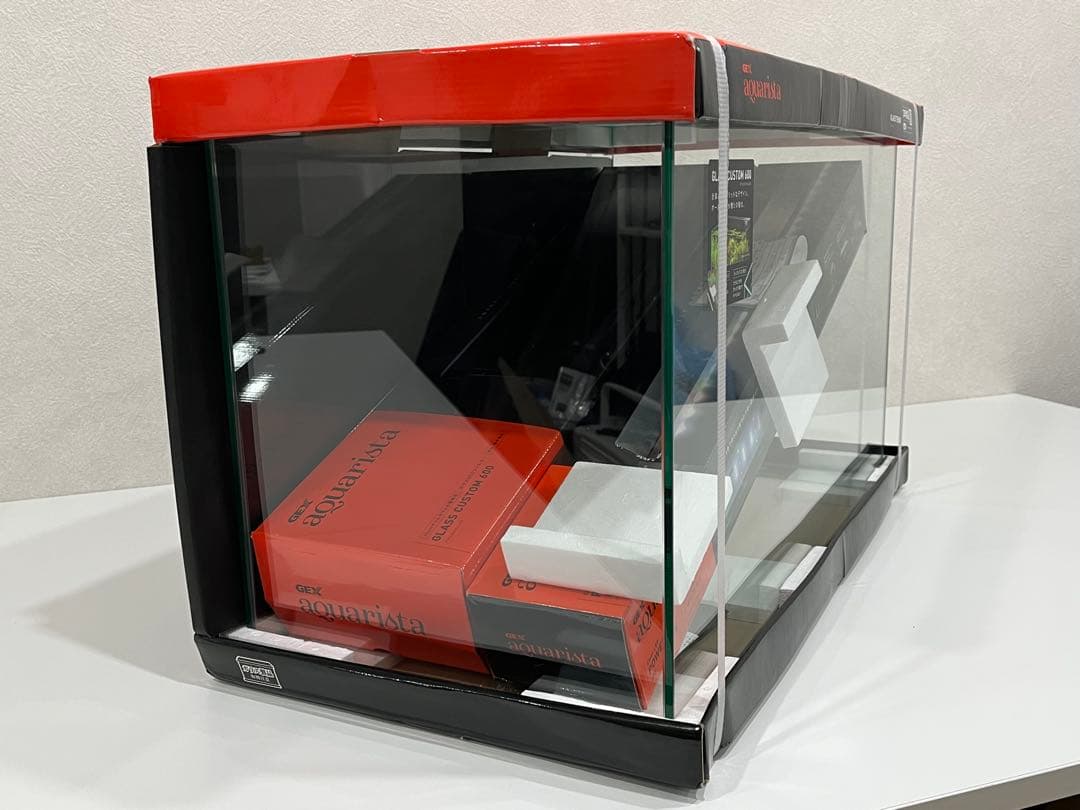 f037 未開封　GEX アクアリスタ　グラスカスタム　600 水槽　60038