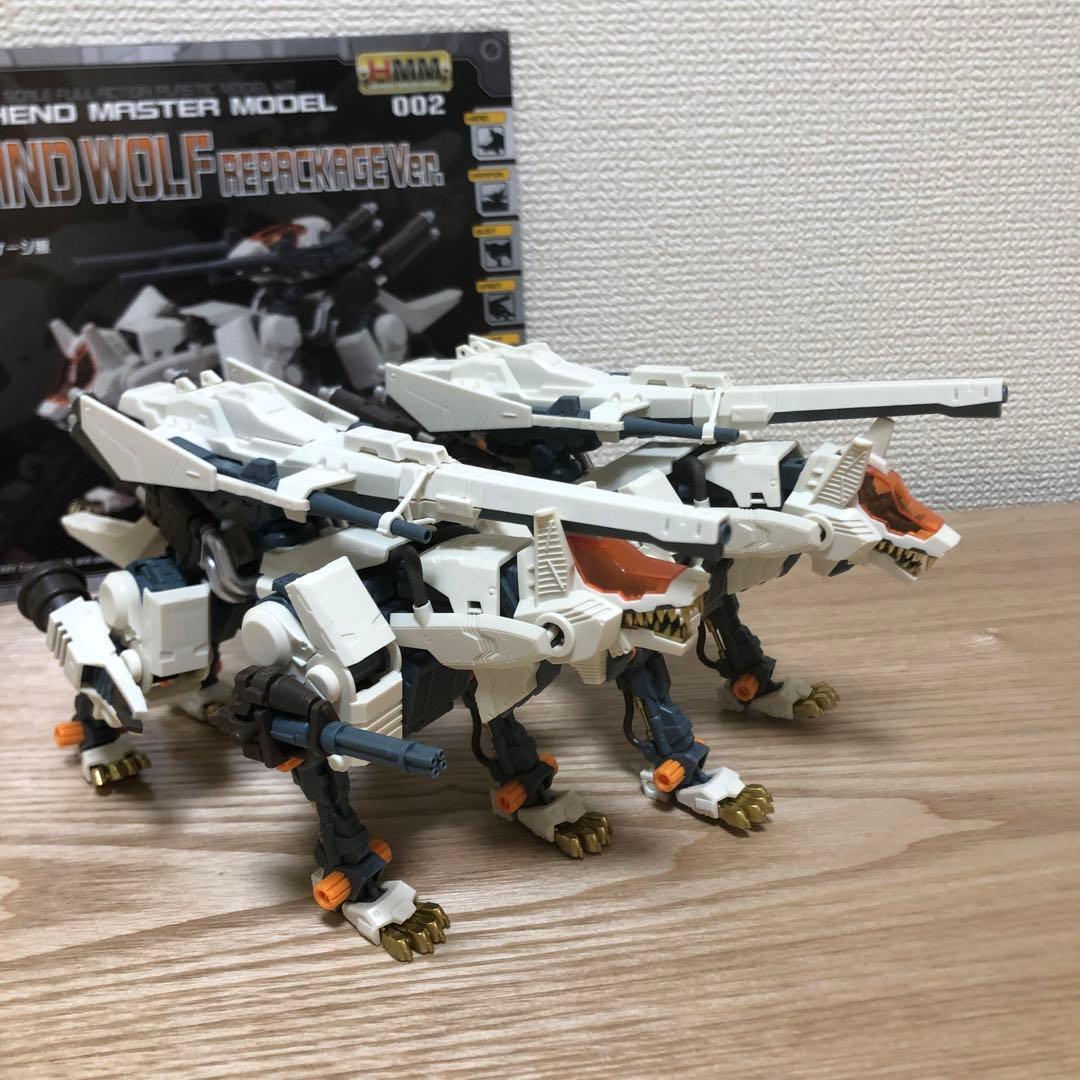【素組み】2体セットゾイド　HMM RHI-3 コマンドウルフ リパッケージ版