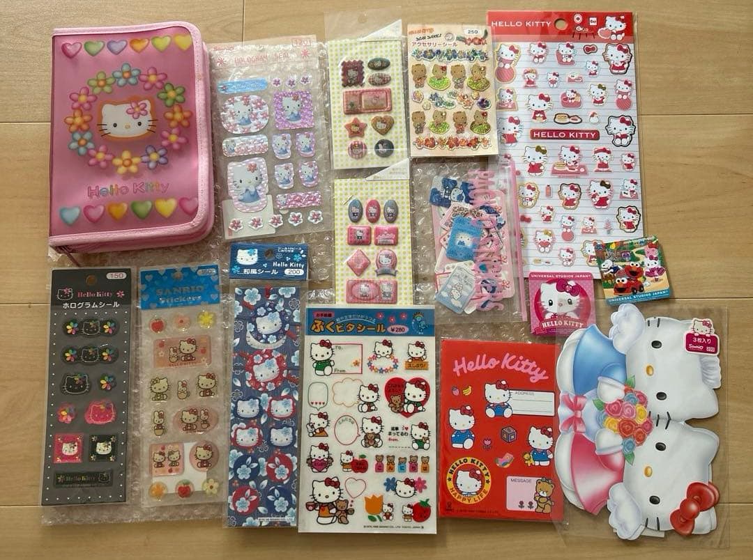 キティ　日焼け　ステッカー　シール　平成