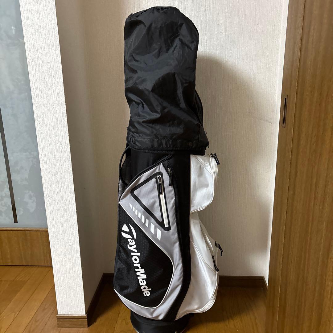 TaylorMade キャディバッグ 黒 白