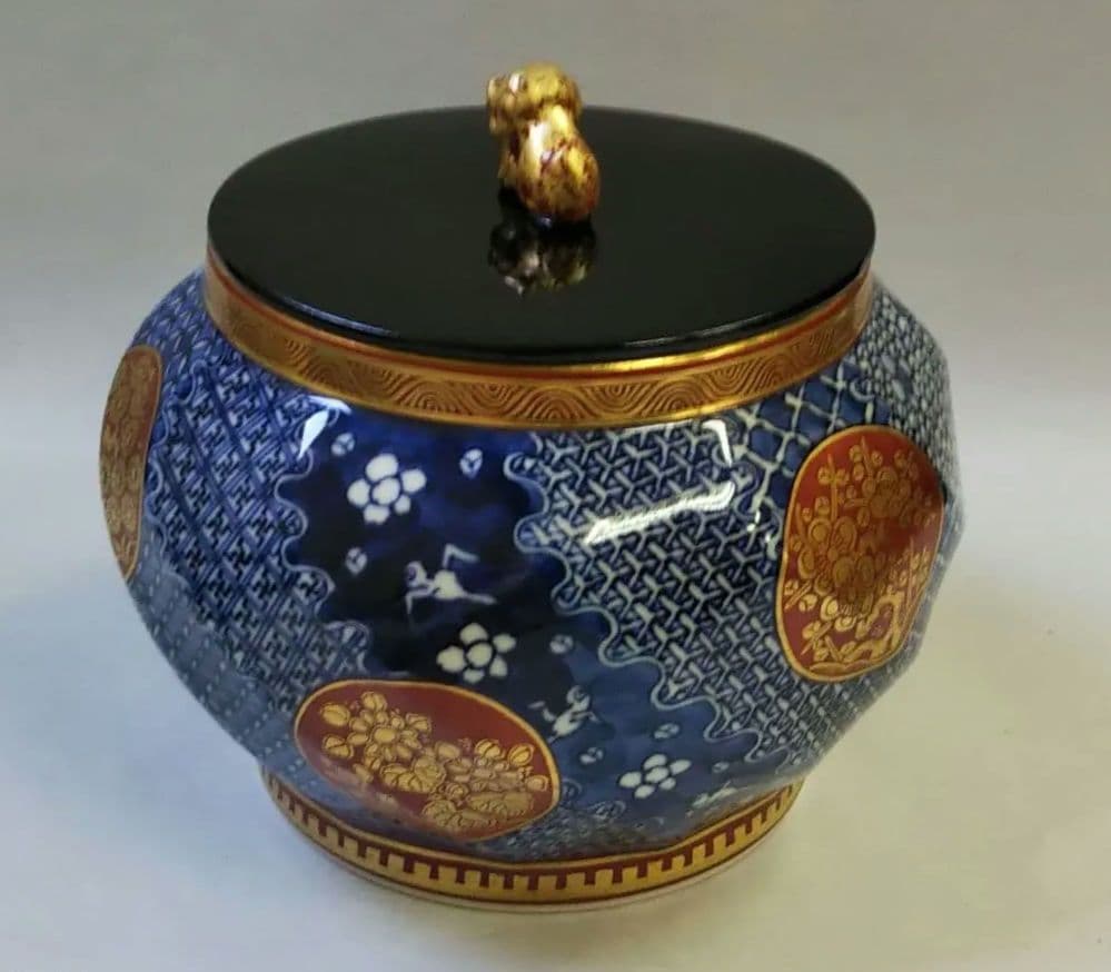 茶道具 水指 一重口 捻 金蘭手 五山窯 林淡幽 京焼 御園棚