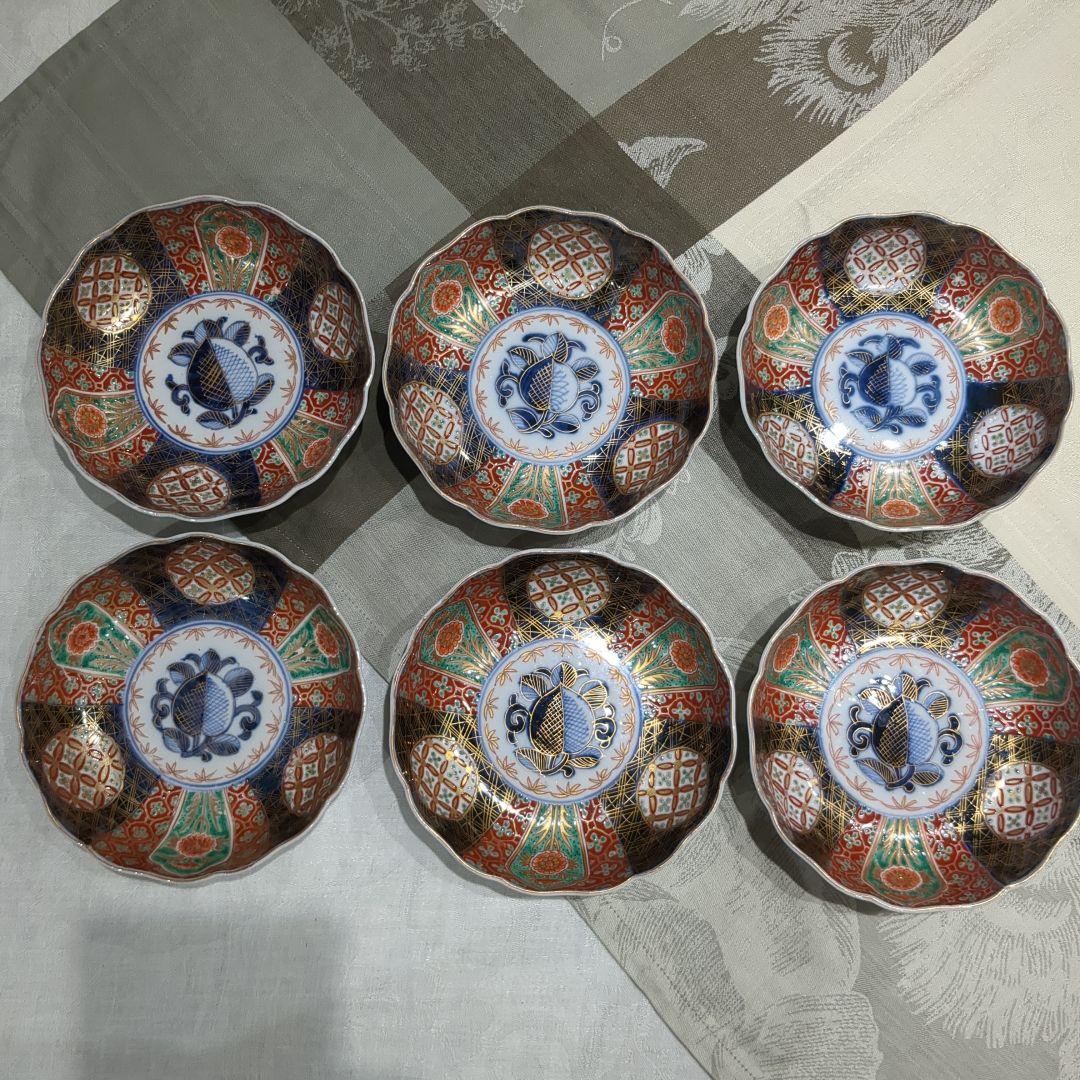 古九谷金襴手セット（6枚）