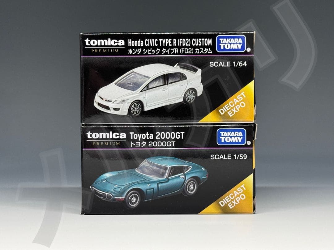 トミカ ダイキャスト エキスポ 限定 シビック FD2 白 2000GT 緑