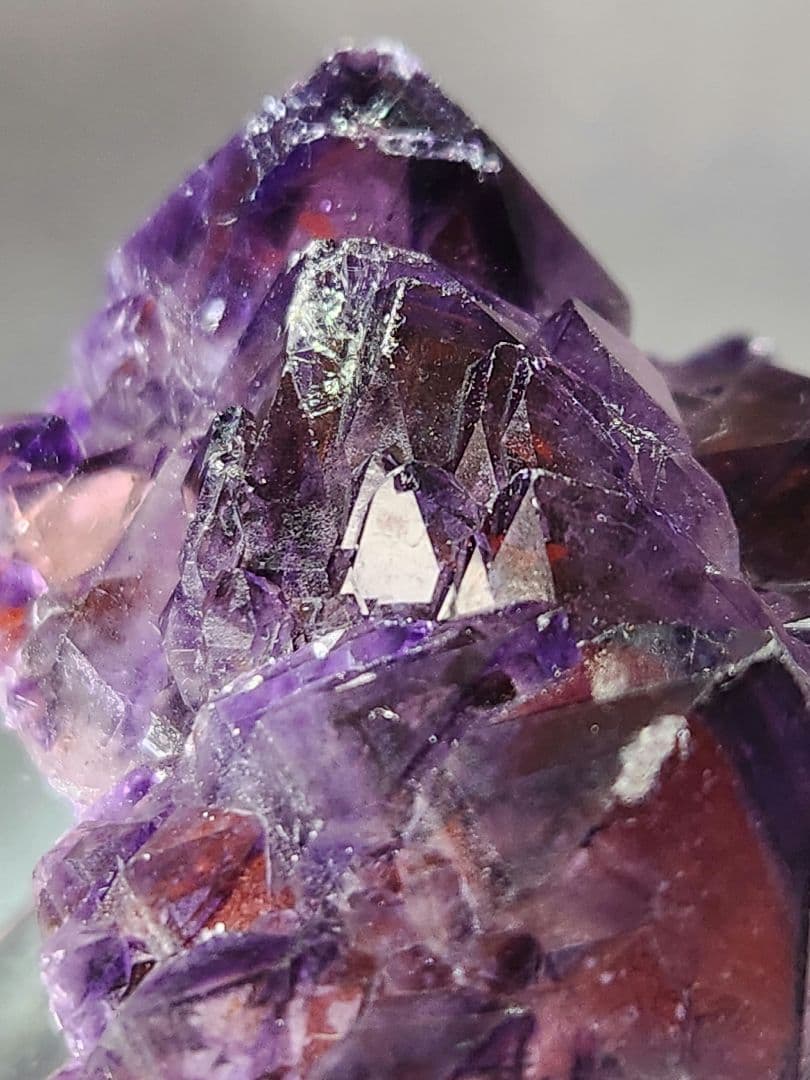 レア✨レッドファントム入り アメシスト クラスター