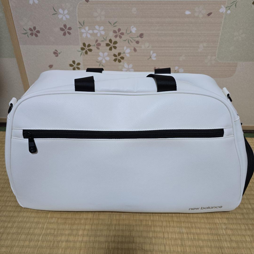 new balance ボストンバッグ　ゴルフバッグ　白　ホワイト