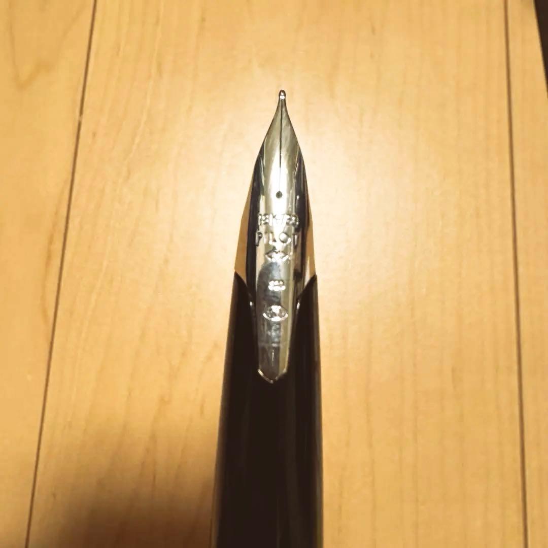 【銀製】パイロット　シルバーンつむぎ　M字　ペン先18K 万年筆