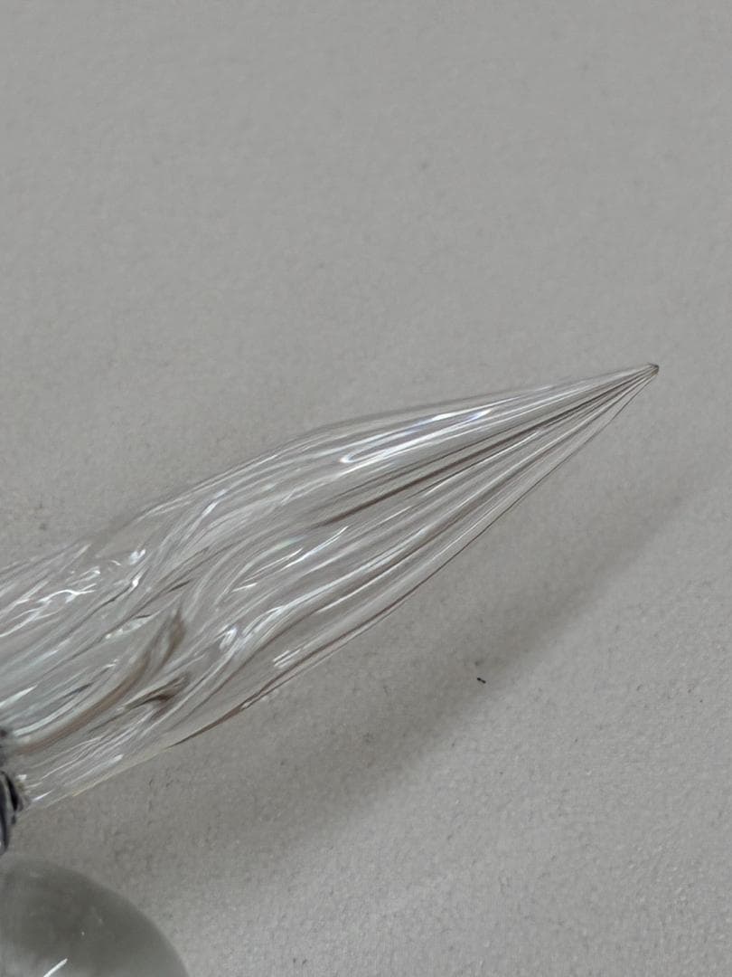 ❥道1654　HASE硝子工房 ガラスペン ストライプショート