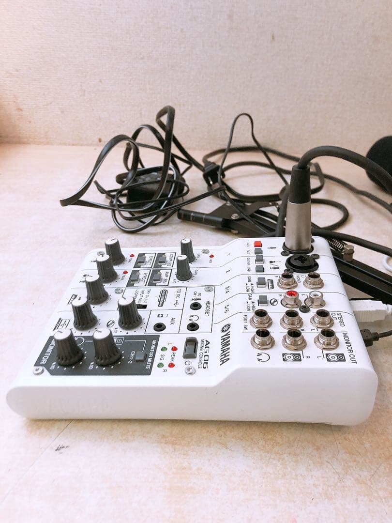 j*e様 YAMAHA AG06 ミキシングコンソール MIXING CONSO