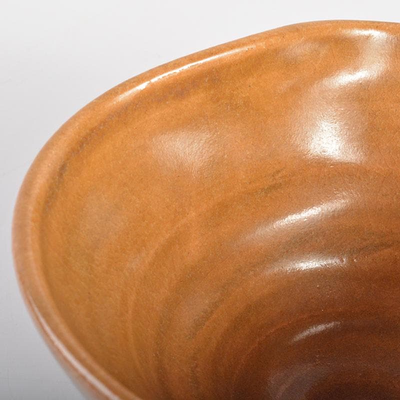 茶道具　益子焼　加守田章二作　茶碗　仕覆付　共布共箱　M　R7054