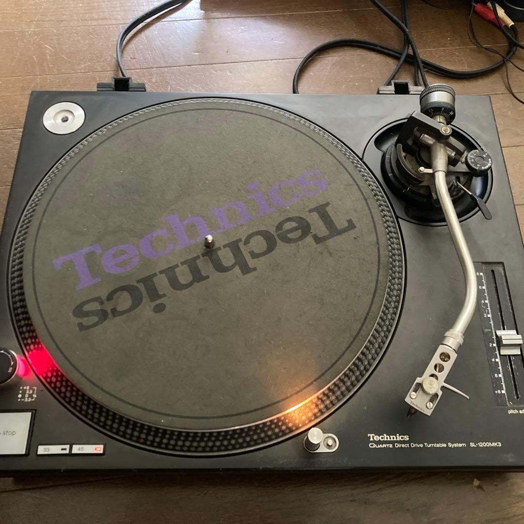 中古　Technics SL-1200MK3 ターンテーブル