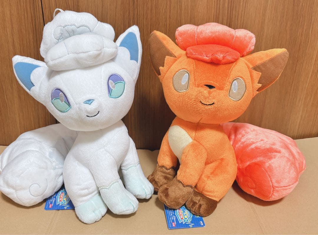 ポケットモンスター ぬいぐるみ ロコン & アローラロコン 2種 タグ付き